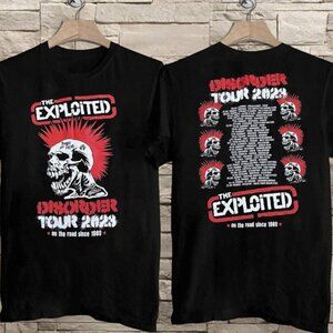 The Exploited Disorder Tour 2023 T-Shirt Punk Rock Band Concert Fan Gift 2 79